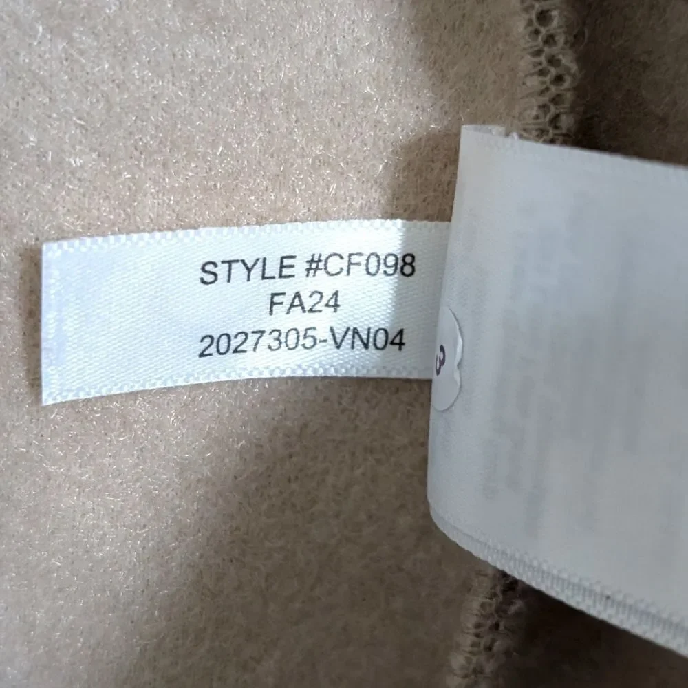 J.Crew Bouclé shirt-jacket Women's Large - Sandstone Style CF098 NWOT - Picture 9 of 9
